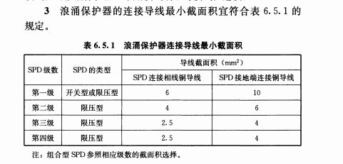 浪涌保護器用多少平方線？防雷器導線和地線用線標準!