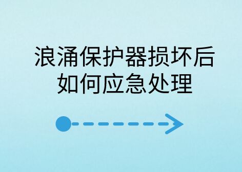 浪涌保護器損壞后如何應急處理？