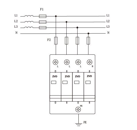 防雷模塊前端空氣開關的匹配方法是什么？
